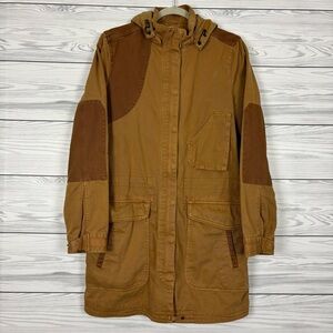 Roots Canada Brown Long Utility Barn Jacket Size Medium